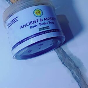 Ancient and Modern Black Soap for glowing Skin 300grms ₦10,800.
