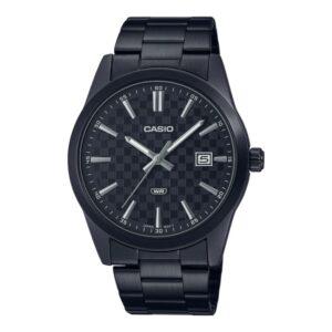 Casio MTP-VD03B-1AUDF Men's Analog Black Dial Stainless Steel Watch